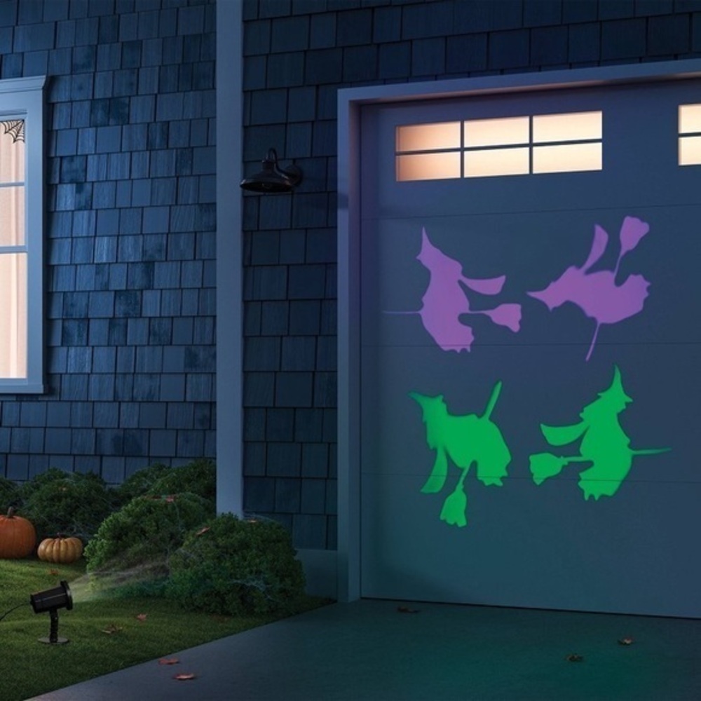 NIB. HYDE & EEK! Swooping Witches Motion Projector